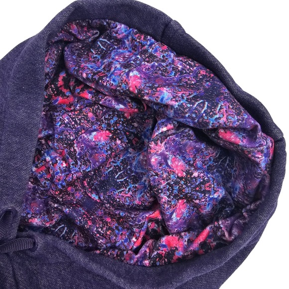 Bula Womens XS Hoodie Purple Active Pullover Sweatshirt "Trippy" Hood Pocket - Picture 5 of 8